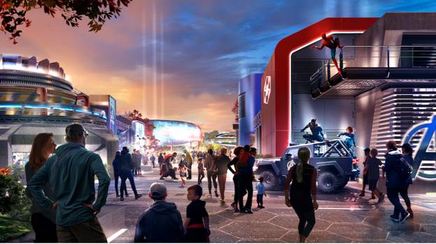 迪士尼乐园巴黎揭幕首先要研究新的漫威主题区域
