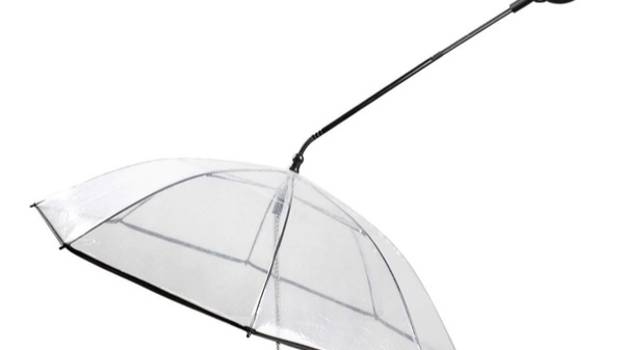 用这款雨伞皮带使您的狗在散步时保持干燥