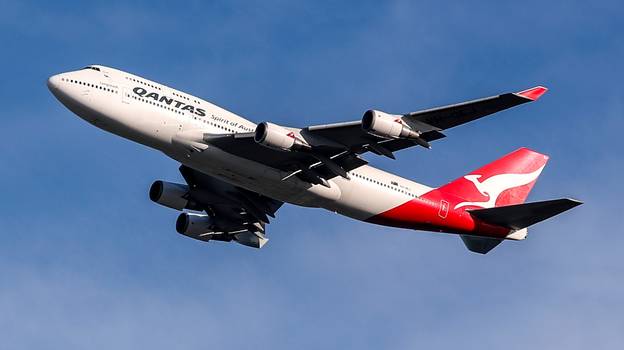 最后的Qantas 747在澳大利亚海岸进行了飞行袋鼠