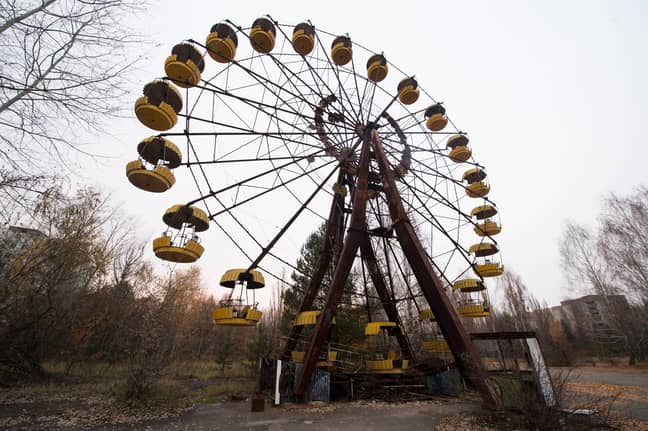 Pripyat中废弃的摩天轮。学分：PA