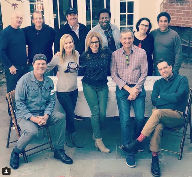 美国办公室的演员团聚了，这是惊人的信誉：Instagram/Angela Kinsey