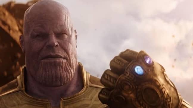 乔什·布洛林（Josh Brolin）作为萨诺斯（Thanos）。图片来源：奇迹