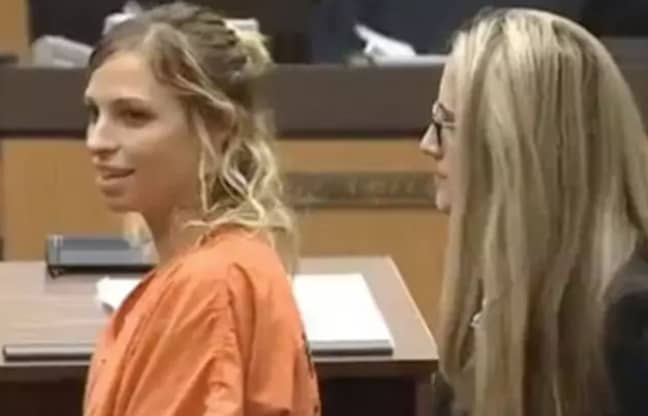 布列塔尼·扎莫拉（Brittany Zamora）被判处20年徒刑。学分：CBS“width=