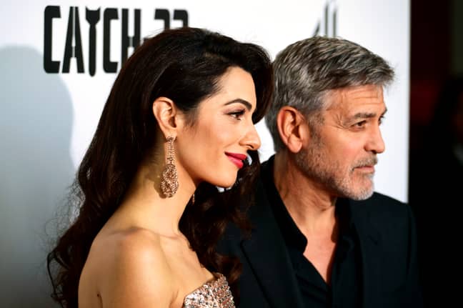 乔治·克鲁尼（George Clooney）和他的妻子阿马尔（Amal）。信用：PA“width=