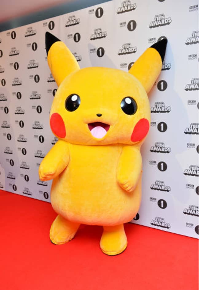 Pikachu at the BBC Radio 1 Teen Awards. He gets around. Credit: PA