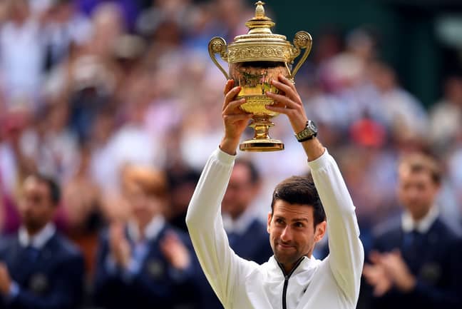 诺瓦克·德约科维奇（Novak Djokovic）拥有他的奖杯。学分：PA