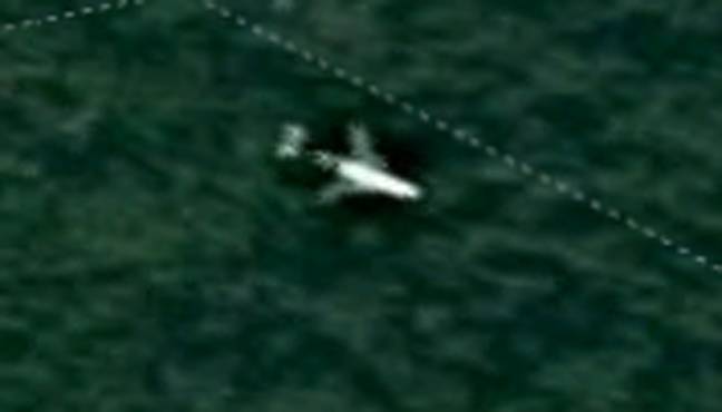 威尔逊一家认为这可能是MH370坠机站点。信用：Google地图