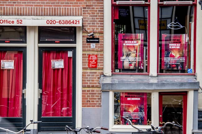 阿姆斯特丹世界著名的红灯区将于周三重新开放。信用：PA