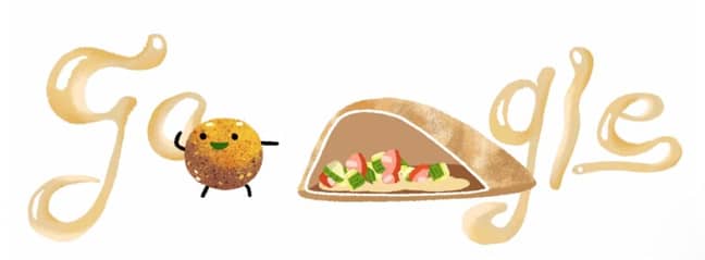 谷歌的动画涂鸦庆祝油炸的鹰嘴豆。信用：谷歌