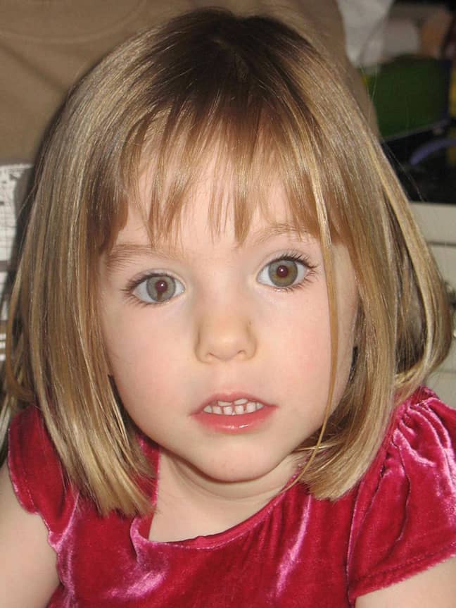 玛德琳·麦肯（Madeleine McCann）在2007年就失踪了，当时她只有三岁。信用：PA