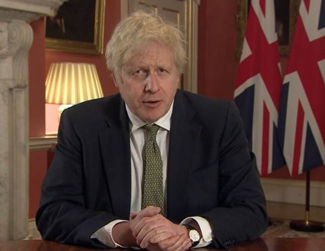Boris Johnson在英格兰宣布了新的国家锁定。信贷：BBC.