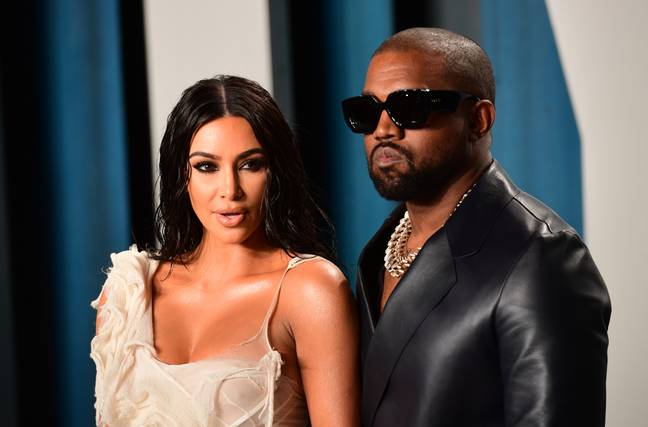 Kim Kardashian和Houness Kanye West。信用：PA“width=