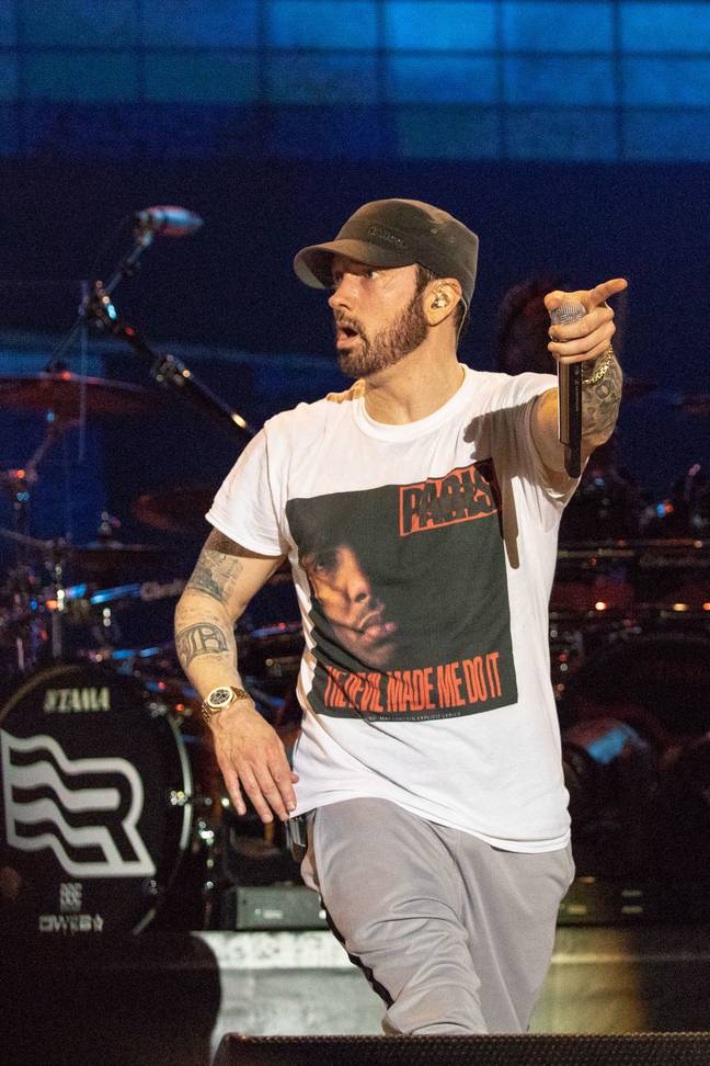 可能很公平的Eminem在这个阶段记不起他的所有歌词。信用：PA