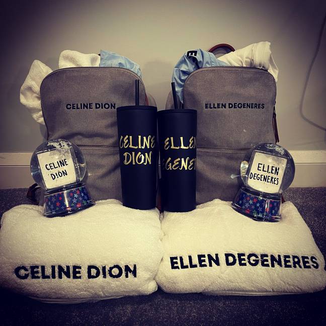 Celine由Ellen Degeneres提供10,000美元。信用：满足“width=