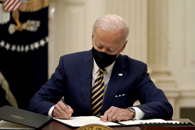 Joe Biden预计将签署一项逆转在美国军方服务的跨性别人口禁令的行政命令。信用：PA