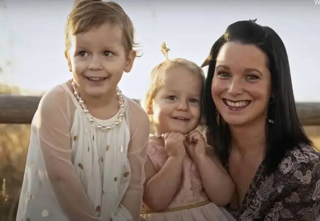 当时怀有怀孕的Shanann和她的两个女儿在2018年被谋杀。信用：Netflix“loading=