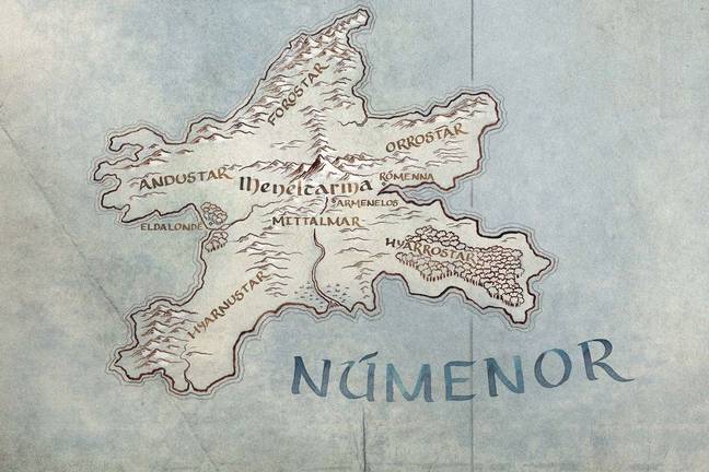 NumEnor王国被设置为新系列中的功能。信用：亚马逊
