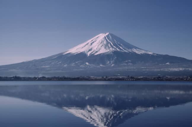 日本富士山。信用：PA