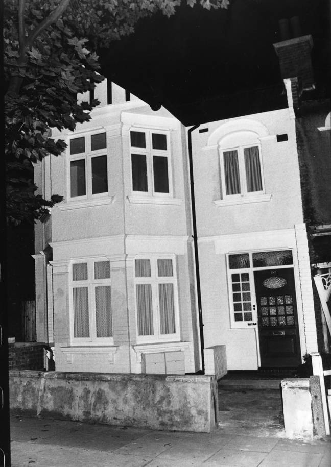 Dennis Nilsen的伦敦北克里克莱伍德的前家住宅。信用：每日邮件/羽毛房