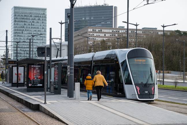 自从实行公共交通免费以来，卢森堡已经看到了“积极的”结果。信贷:爸爸