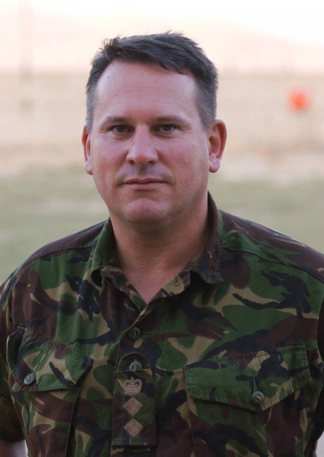 理查德·肯普（Richard Kemp）上校于2003年领导英国军事行动。