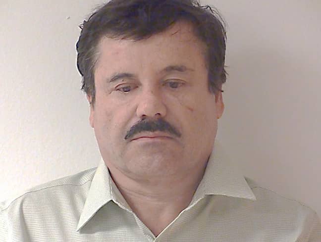 El Chapo在2014年被捕后。信用：PA