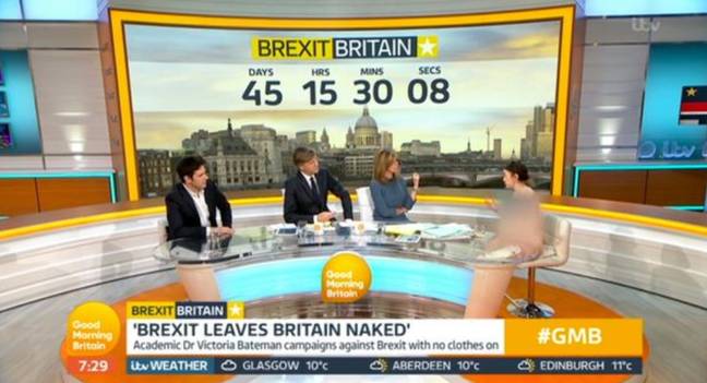 Bateman博士今天早上讨论了Gmb的Brexit。信用：ITV