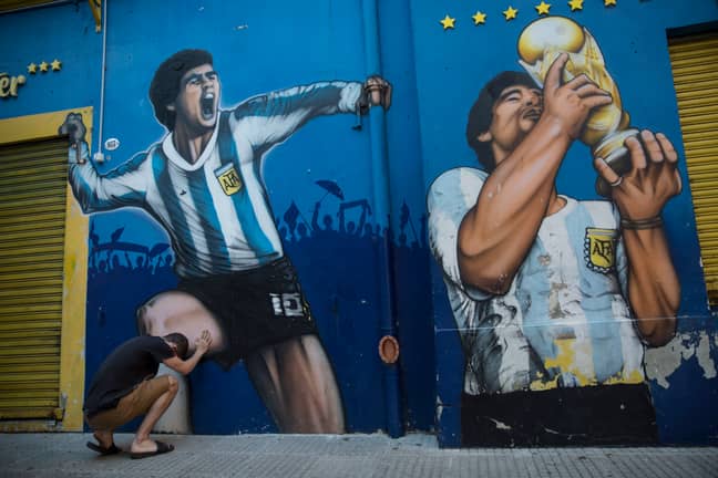 球迷哀悼阿根廷世界杯冠军的失败。学分：PA