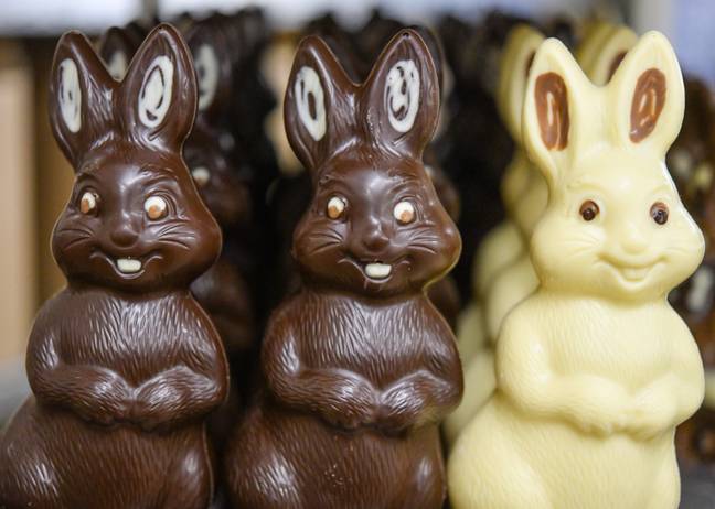 巧克力兔子可以被视为不必要吗？信用：PA“width=