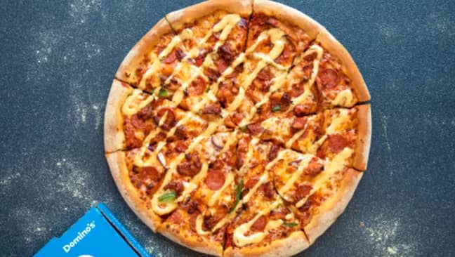 您可以使用两个大型Domino的比萨饼来使周二更容易忍受。信用：PA