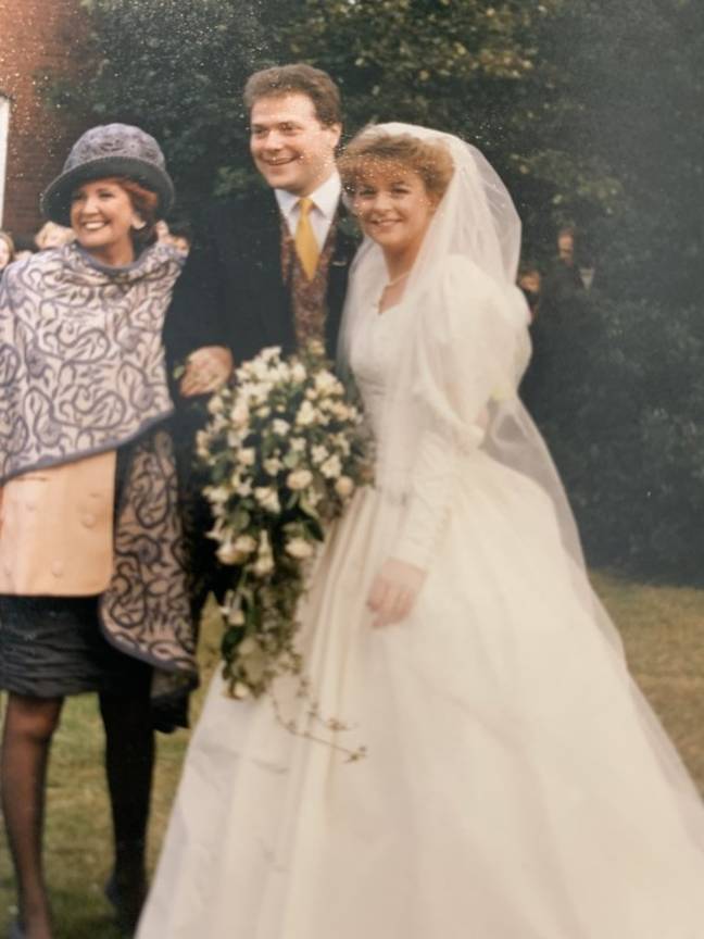 两人于1991年在相机前结婚。