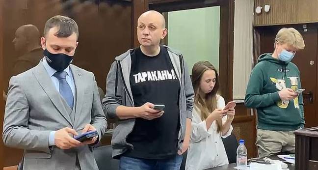 Smirnov先生转发开玩笑后被判处25天的监禁。学分：Tverskoi地区法院“width=