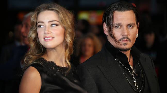 约翰尼·德普（Johnny Depp）和琥珀（Amber Heard）。学分：PA