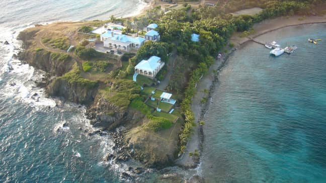爱泼斯坦的私人岛屿，小圣杰姆。图片：法院照片“width=