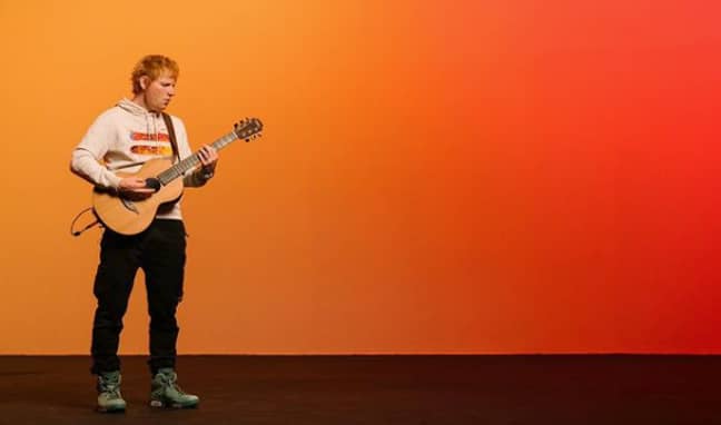 埃德·希兰（Ed Sheeran）的非官方'='商品。（信用：Instagram/@teddysphotos）