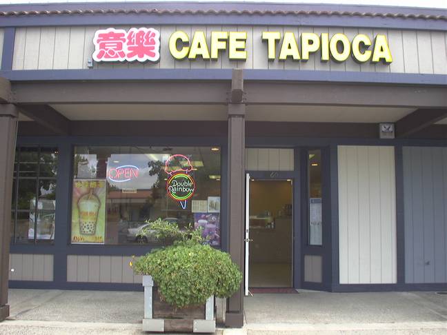 咖啡馆在都柏林，加利福尼亚州。信用：Cafe Tapioca