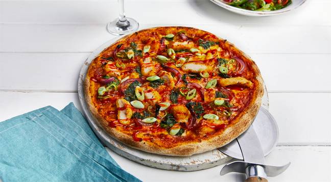 Bella Italia仅推出5英镑的Katsu Pizza一天。信用：贝拉意大利