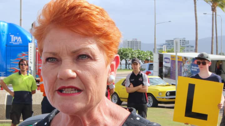 波琳·汉森（Pauline Hanson）宣布“建立生命问题”以支持Tradie抗议