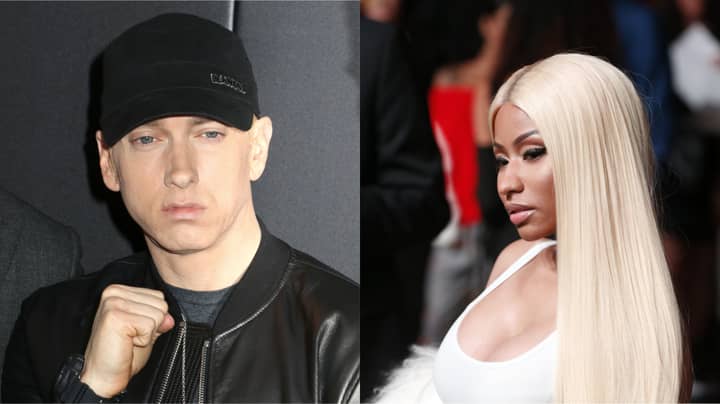 Eminem谈论Nicki Minaj谣言“width=