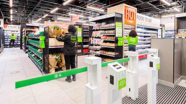 第一个英国亚马逊新鲜杂货店现已开放