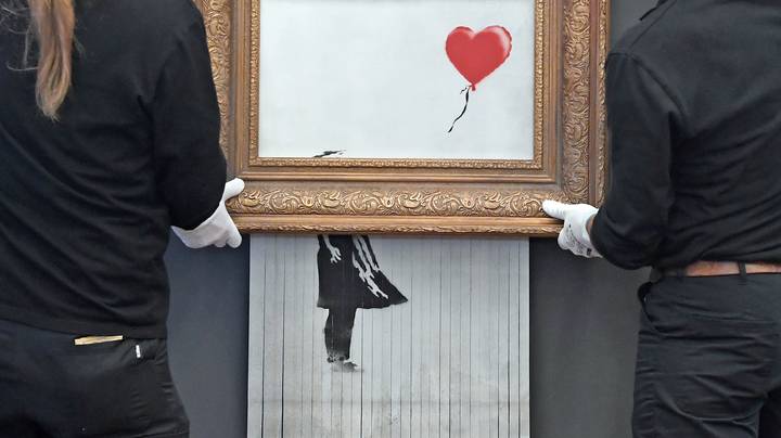 切碎的Banksy艺术品正在重新销售，估计价值已上升