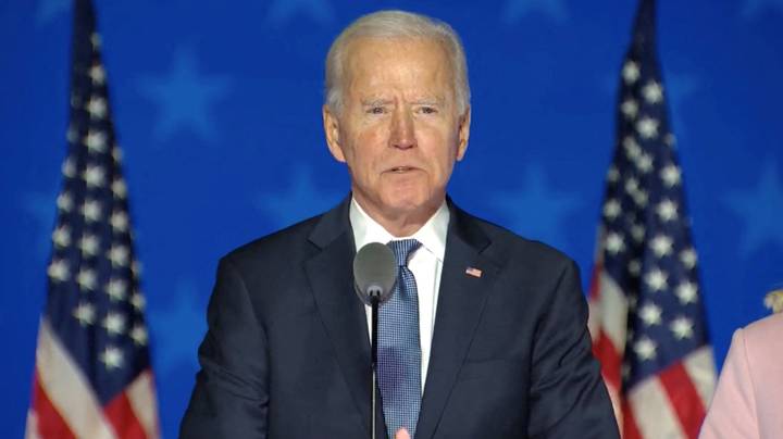 乔·拜登（Joe Biden）以52％的胜利在亚利桑那
