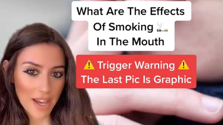 牙医解释了在嘴上吸烟的真正影响