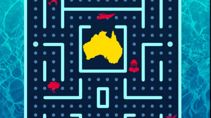 澳大利亚政府创建类似Pac-Man的游戏，以阻止“非法移民”