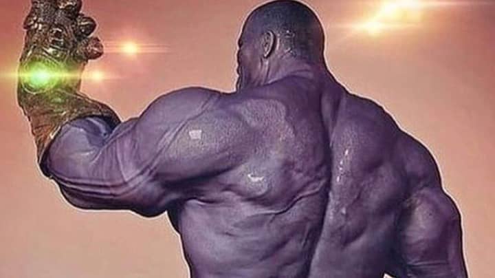 乔什·布洛林（Josh Brolin）分享了Thanos裸体图片“width=