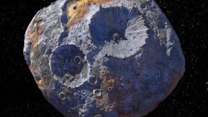 NASA的计划任务是含有价值10,000美元的金属的小行星