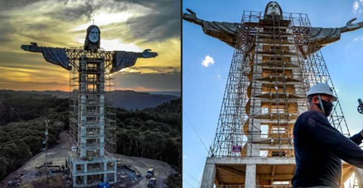 巴西建造了比救世主基督更高的耶稣的新雕像