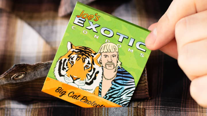 您现在可以购买以乔·埃奇特（Joe Exotic）的脸为特色的避孕套“imgWitdh=