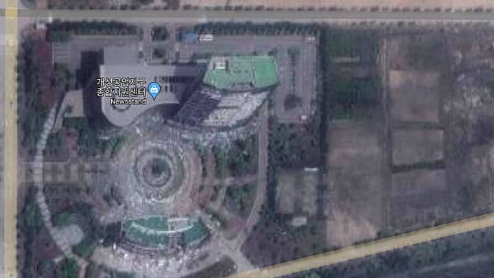 在Google地图上发现了朝鲜的爆炸建筑物