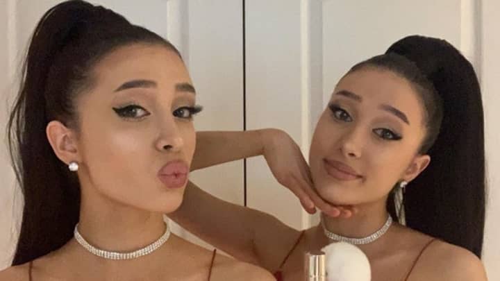 看起来像阿丽亚娜·格兰德（Ariana Grande）的双胞胎获得了“歌手粉丝的死亡威胁”